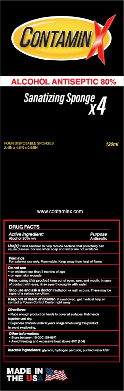 4 Sponges (Contaminx Lable 14)